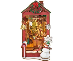 Robotime Mini namas 3D konstruktorius Christmas Indoor Scene