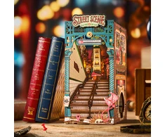 Robotime Mini namas 3D konstruktorius Street Scene