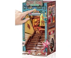 Robotime Mini namas 3D konstruktorius Street Scene