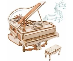 Robotime Muzikinis 3D medinis konstruktorius Magic Piano