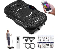 Vibracijos plokštė Vibro treniruoklis Platforma su vibro funkcija ir Bluetooth garsiakalbiu