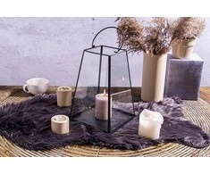 Lumarko Metal tapered lantern 21x21x31,5 cm juodas