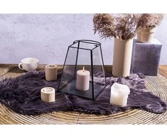 Lumarko Metal tapered lantern 21x21x26,5 cm, juodas