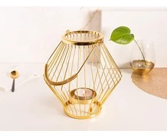 Lumarko Metal candle holder 26x26x27 cm auksinis