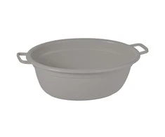 Keeeper laundry tub oval 60l urban pilkas