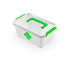 ORPLAST Apteczka antibakterinis pirmosios pagalbos rinkinys 4,5 rankena + įdėklas 30x20