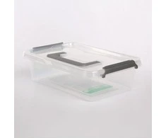 Orplast Antibacterial storage container with micro-particles of sidabrinis, with lid and handle 29x20x8cm 3,1l (1313)