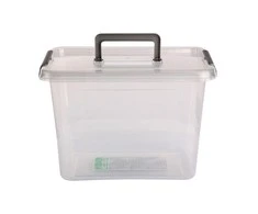 Orplast Antibakterinis laikymo indas su sidabrino mikrodalelėmis, su dangteliu ir rankena 39x29x26cm 19l (1533)