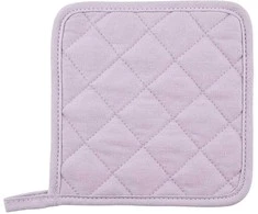 Kitchen handle 18x18 cm 100% cotton light violetinė