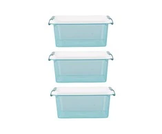Orplast „Arcticline“ 3 kvadratinių maisto indelių rinkinys, 0,85 l, 15 x 15 x 6,5 cm