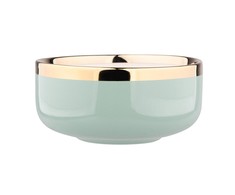 Porcelianinis dubenėlis Aurora Gold NBC, šv. žalios sp., ø 14 cm, 500 ml