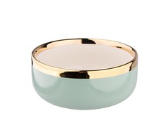 Porcelianinis dubenėlis Aurora Gold NBC, šv. žalios sp., ø 14 cm, 500 ml