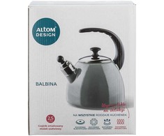 Balbina enamelled conical virdulys 2,5 L sage