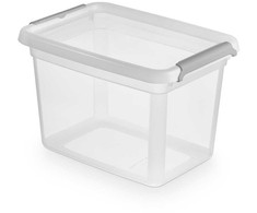 Moxom Basestore container with lid and clips, 14x19x12,5 cm 2 L