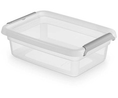 Moxom Basestore container with lid and clips, 14x19x6 cm 1 L