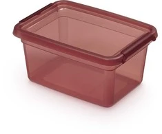 Moxom „Basestore“ indelis su dangteliu ir spaustukais, 14x19x9 cm, 1,5 l rabarbarams