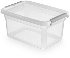 Moxom Basestore container with lid and clips, 14x19x9 cm 1,5 L