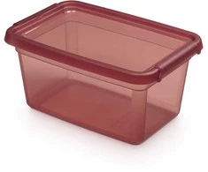 Moxom „Basestore“ indas su dangteliu ir spaustukais, 19x28x13 cm, 4,5 l rabarbarams