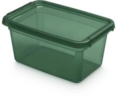 Moxom „Basestore“ indas su dangčiu ir spaustukais, 19x28x13 cm, 4,5 l, pušis