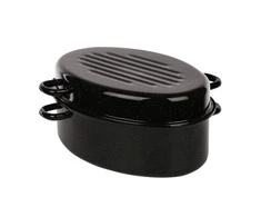 Altom Design Enamel roaster su dangčiu 7,1 L dia. 38 cm h 18 cm