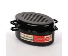 Altom Design Enamel roaster su dangčiu 7,1 L dia. 38 cm h 18 cm