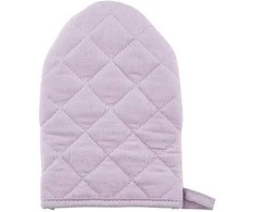 Kitchen handle 14x20 cm 100% cotton light violetinė