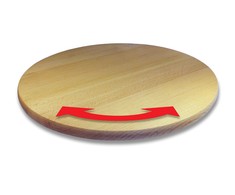 Practic Rotary board pizza fi 40cm