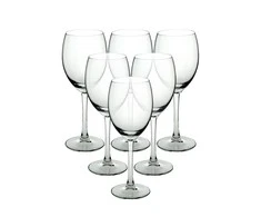 Royal Leerdam Diamond set of 6 baltas wine glasses 250 ml