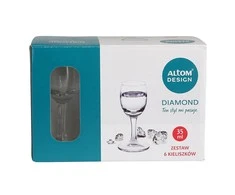 Royal Leerdam Diamond Deimantinis 6 degtinės stiklinių rinkinys, 35 ml