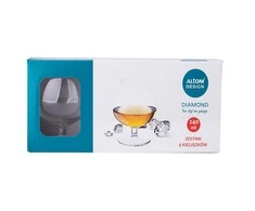 Royal Leerdam Diamond Deimantinis 6 brendžio stiklinių rinkinys, 240 ml