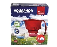 Pitcher water purifier Aquaphor Amethyst 2,8l, with three filters B100-25 Maxfor, baltas colour