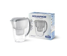 Aquaphor Simple Jug 2,8l without filter cartridge, pilkas