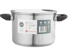 Emilio stainless steel casserole 22 cm su dangčiu 5,6L
