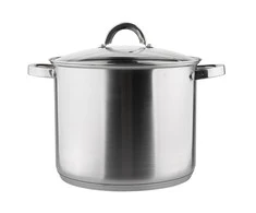 Fabio stainless steel stock puodas 26 cm su dangčiu 10,5 L