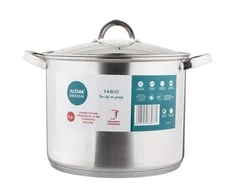 FABIO PUODAS 28CM 12,5L SU STIKLINIU DANGČIU