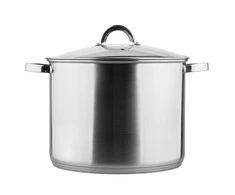 Altomdesign puodas su stikliniu dangčiu Fabio, 15 l