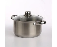 Fabio stainless steel casserole 20cm 3,6 L su dangčiu