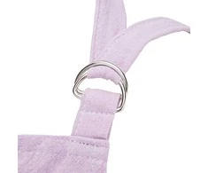 Apron with pocket 65x80 cm 100% cotton light violetinė