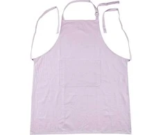 Apron with pocket 65x80 cm 100% cotton light violetinė