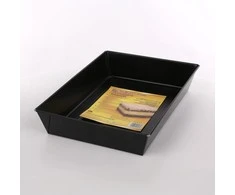 SNB Tekstūruota kepinių kepimo skardelė 36 cm x 24,5 cm x 60 cm juoda