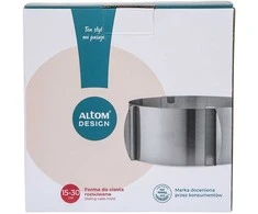 S/S cake mould 15x15x8,5 cm