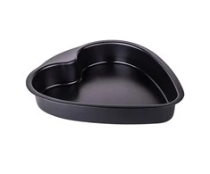 SNB Baking tin heart non-stick juodas