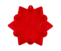 Snowflake shape silicone baking mold 27x27x4,5 cm