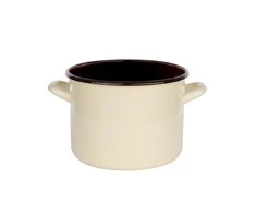 Altom Design Tiesus puodas 5,8l, skersmuo 22cm, aukštis 16cm, kreminė/vidus tamsus