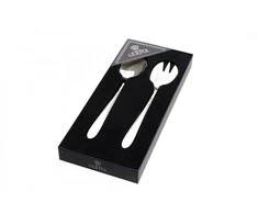 Violino 2 pcs salad serveris polished flock