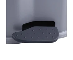 Šiukšliadėžė KEEEPER Gunnar, su pedalu, 7 L + 15 L, pilka sp.