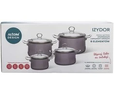 Izydor 8pcs cookware set heather