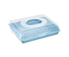 Lumarko Mėlyna Cake container party-butler 45x35x11 cm nordic mėlynas
