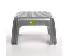 Keeeper Lumarko Stačiakampė taburetė 36,5x30x24cm sidabrinė (10230)