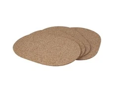 Lumarko cpl. 4 oval washers 40x29cm made of natural cork